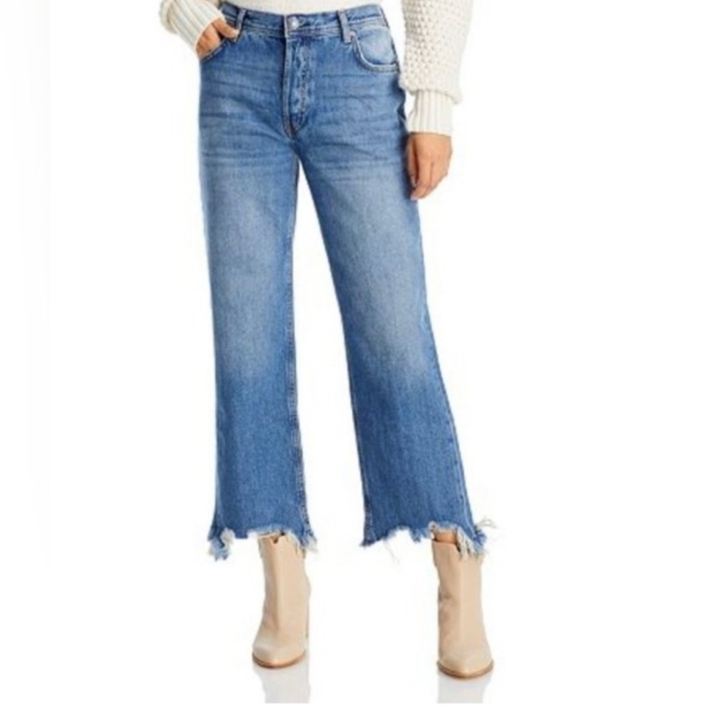 We The Free Blue Flare Jeans